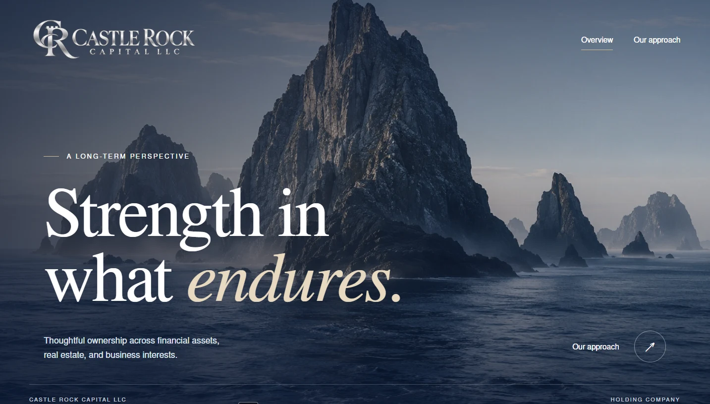 Castle Rock Capital LLC — actual project screenshot